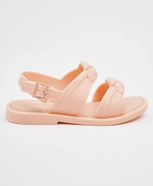 Mini Melissa Velvet Sandal Inf - Pink