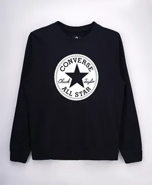 Converse Star Graphic Sweatshirt - Black
