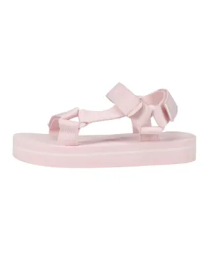 Polo Ralph Lauren New Haven Platform Velcro Strap Sandals - Light Pink