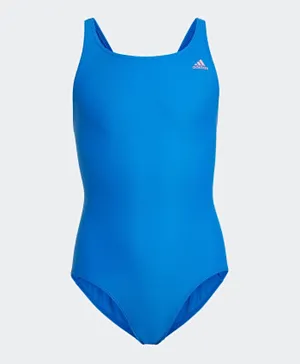 Adidas Solid Fitness Swimsuit - Glory Blue