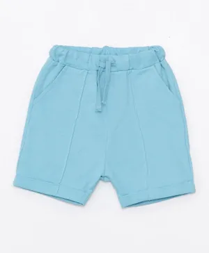 LC Waikiki Basic Solid Shorts - Blue
