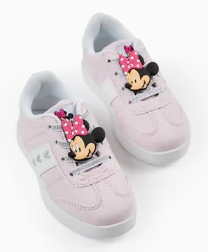 Zippy Minnie Mouse Lace Up Sneakers - Light Purple