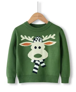 Lamar Baby Christmas  Sweater - Green