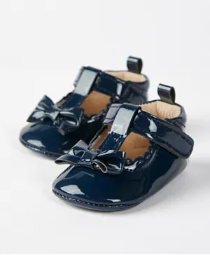 Zippy Newborn Pre-Walker Shoes - Dark Blue