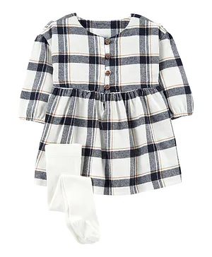 Carter's Plaid Dress Set - Multicolor