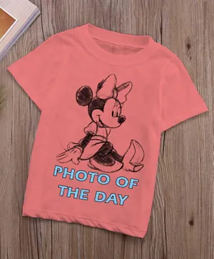Disney Infant Minnie Mouse T-Shirt - Peach