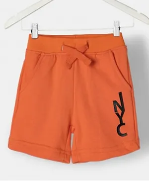 Zarafa Drawstring Shorts - Orange