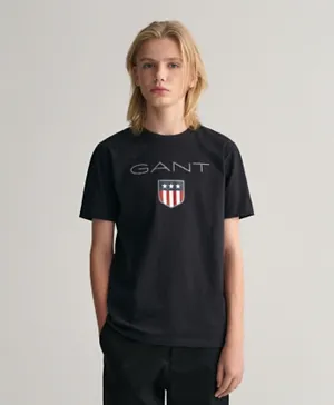 Gant Shield T-Shirt - Black