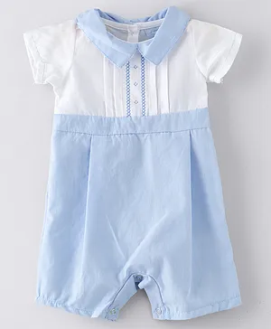 Rock a Bye Baby Romper - Baby Blue