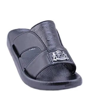 Barjeel Uno Arabic Sandals - Croco Black