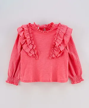 Only Kids Kogmicka Frill Top - Tea Rose