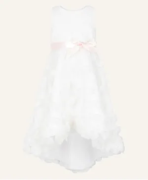 Monsoon Children Xanthe 3D Flower Dress - White