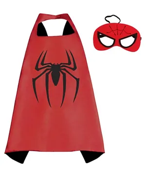 Brain Giggles Spiderman Superhero Cape and Mask - Red