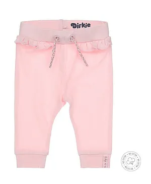 Dirkje Bio Cotton Baby Trousers - Light Pink