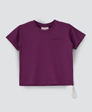 Among the Young Logo T-Shirt - Violet