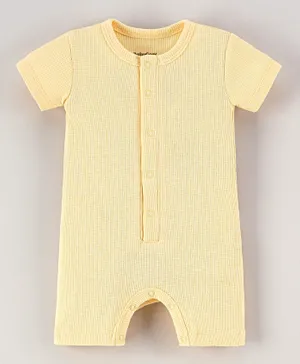 BabyCosy Organic Cotton Romper - Light Yellow