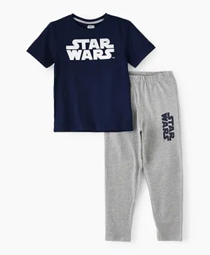 UrbanHaul X Lucas Star Wars Pyjama Set - Blue & Grey