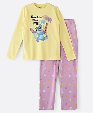 Disney Rockin This PJ Pyjama Set - Yellow
