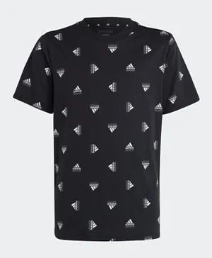 adidas All Over Printed T-Shirt - Black