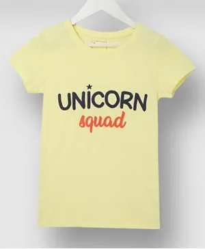 Neon Unicorn Squad T-Shirt - Yellow