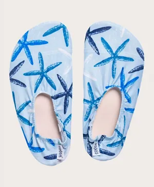 كويغا سن وير أحذية البركة المطبوعة بنجوم البحر - أزرق