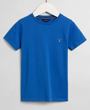 Gant The Original Short Sleeves T-Shirt - Strong Blue