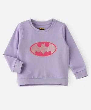 Warner  Brother Batman Sweatshirt - Purple