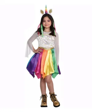 Party Center Mystical Unicorn Girl Costume - Multicolor