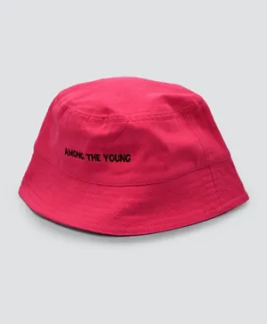 Among The Young Bucket Hat - Fuchsia