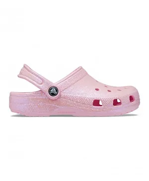 Crocs Classic Glitter Clogs - Flamingo