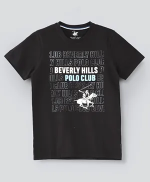Beverly Hills Polo Club Stand Out In A Crowd Tee - Black