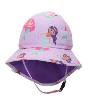 قبعة الشمس برداء حماية من الشمس بدرجة UPF50+ من زوكتشيني - حورية البحر