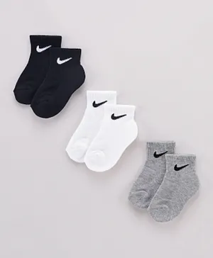 Nike 3 Pack NHN Basic Pack QTR Socks - Multicolor