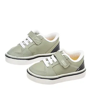 Klin Shoes  Velcro Closure Sneakers - Green