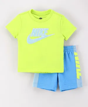 Nike NKB B NSW Amplify Tee With Shorts Set - Yellow