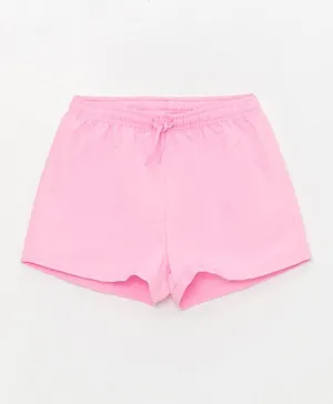 LC Waikiki Basic Elastic Waist Beach Shorts - Pink