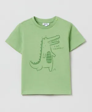 OVS Alligator T-Shirt - Green