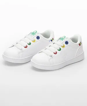 United Colors Of Benetton Penn Multirings Sneakers - White