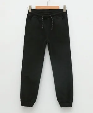 LC Waikiki Drawstring Trousers - Black