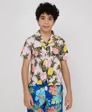 The Children's Place Pineapple Print Shirt - Pink