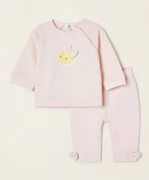 Zippy Duck Jumper and Trousers Set - Pink