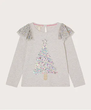 Monsoon Children Christmas Tree Top - Grey