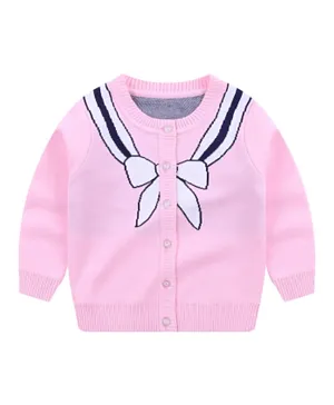 Kookie Kids Full Sleeve Sweater - Pink
