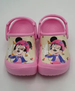 R&B Kids Minnie Mouse Clogs - Pink