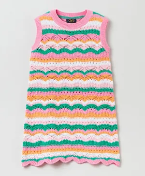 OVS Crochet Design Sleeveless Dress - Multicolor