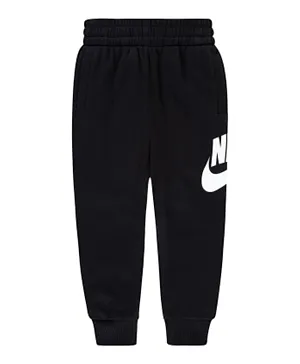 Nike Cotton Blend Logo Graphic Joggers - Black