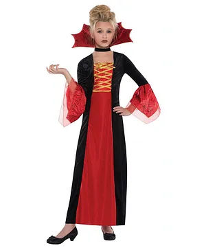 Costumes USA Child Gothic Princess Halloween Costume - Black & Red
