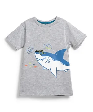 Pony Shark T-Shirt - Melange