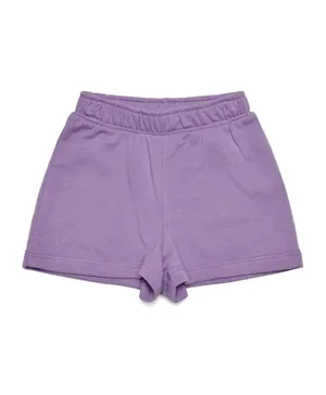 Only Kids Elastic Waist Shorts - Chalk Violet