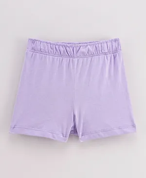 Only Kids Elastic Waist Shorts - Lavender